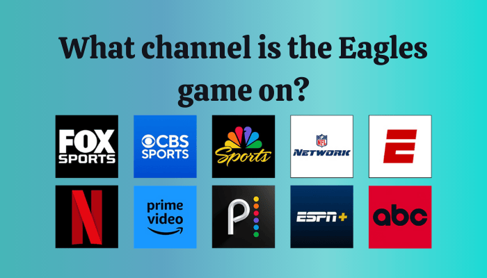 What channel is the Eagles game on?